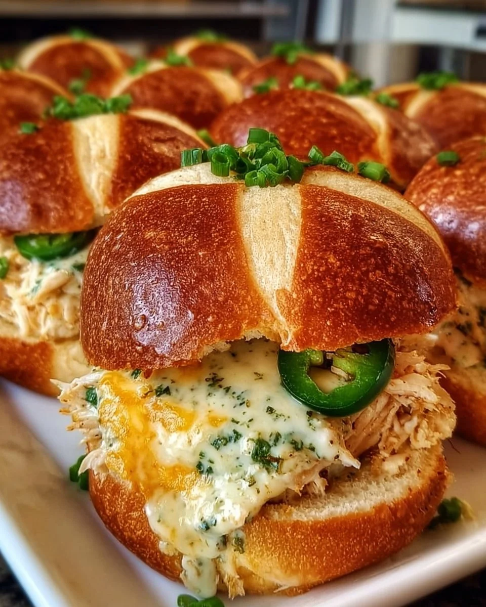 Jalapeño Ranch Chicken Sliders