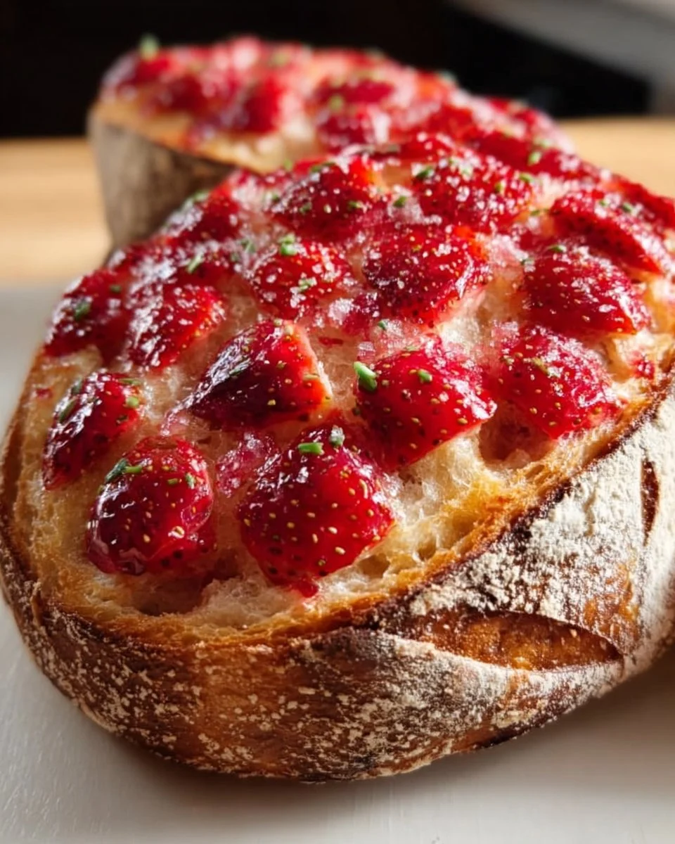Strawberry Sourdough Bread